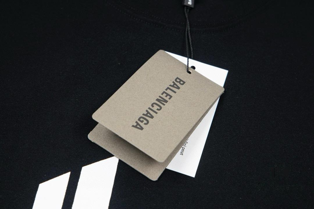 Balenciaga Phantom Double Logo Classic Print Short Sleeve T-Shirt