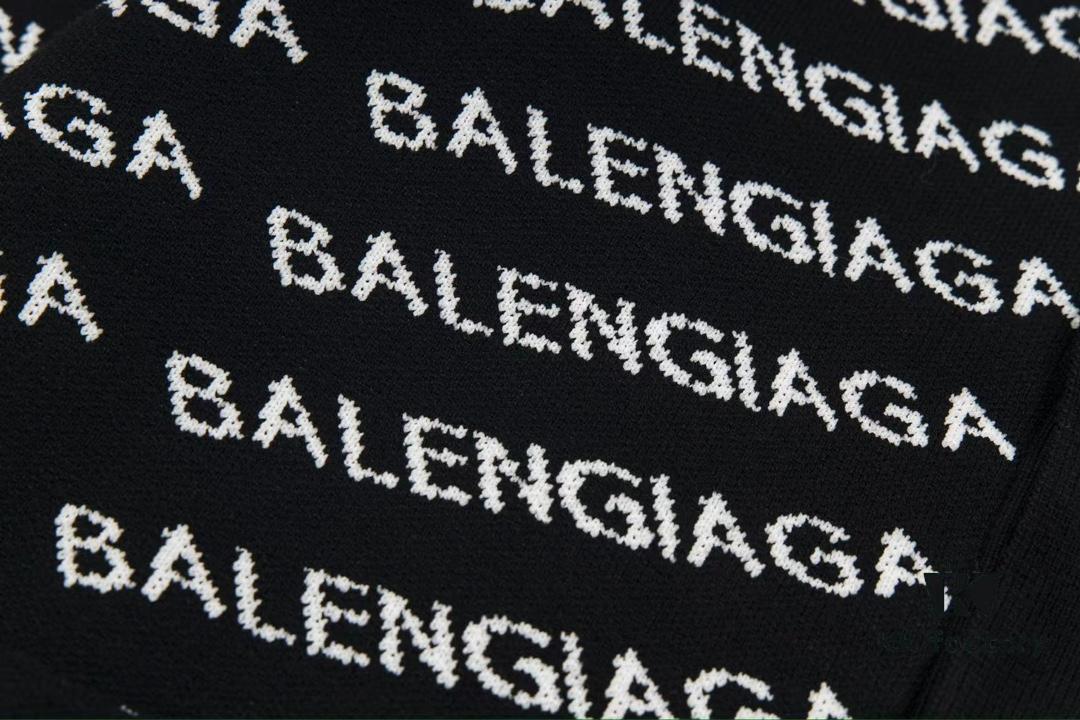 Paris Printed Knit Message Cardigan Unisex - High-Quality Wool Blend Oversized Fit