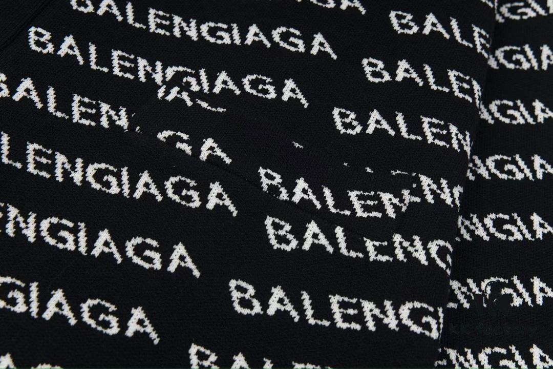 Paris Printed Knit Message Cardigan Unisex - High-Quality Wool Blend Oversized Fit