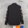 New Arrival Balenciaga BLCG 24SS Double-B Orange Graffiti Dual-Arm Print Logo Long-Sleeve Shirt