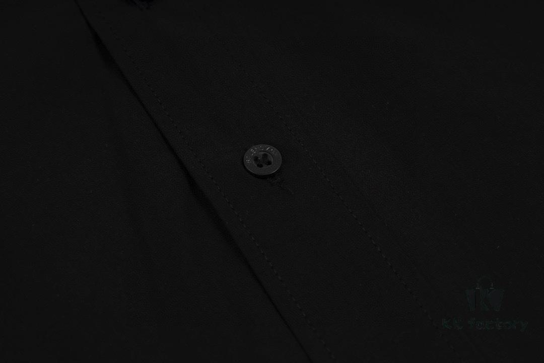 New Balenciaga BLCG 24SS Double-B Orange Graffiti Logo Long Sleeve Shirt with Dual-Arm Print