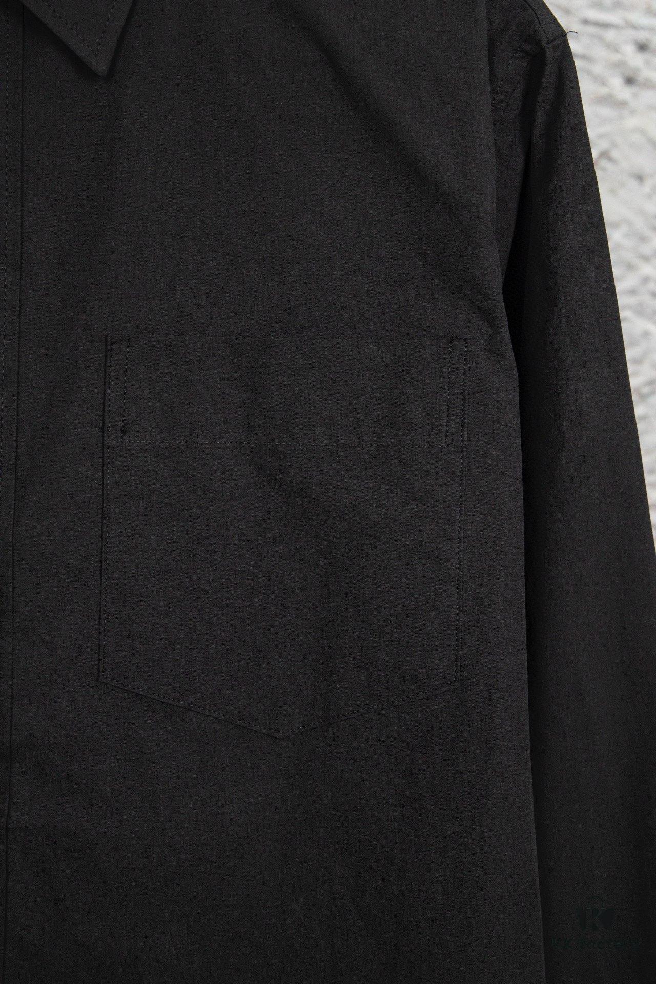 New BALenciaga BLCG 24SS Embroidered Collar Long Sleeve Shirt, Minimalist Design, Premium Cotton Fabric, Heavy Embroidery with Laser-Engraved Buttons