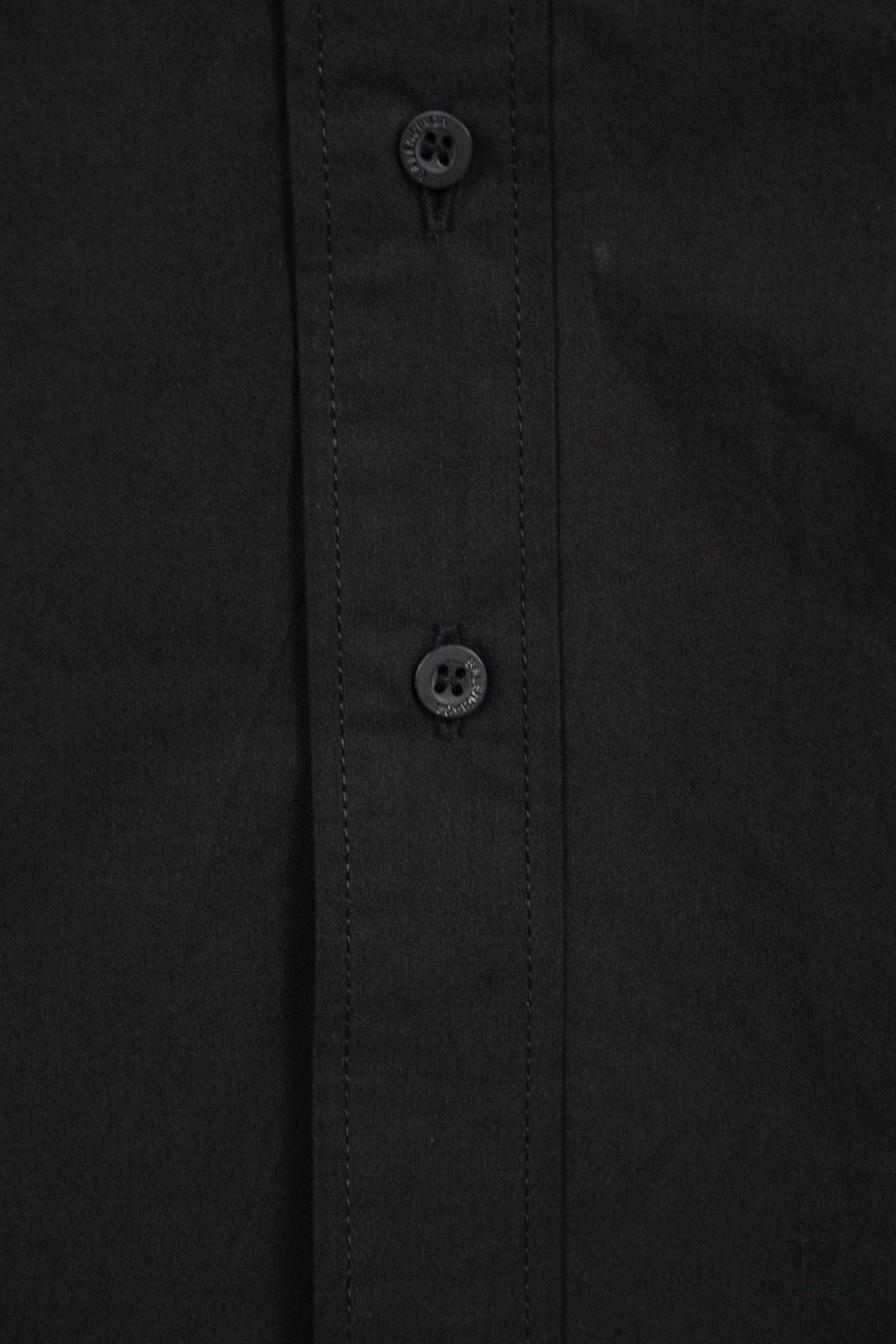 New BALenciaga BLCG 24SS Embroidered Collar Long Sleeve Shirt, Minimalist Design, Premium Cotton Fabric, Heavy Embroidery with Laser-Engraved Buttons