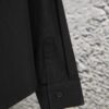 New BALenciaga BLCG 24SS Embroidered Collar Long Sleeve Shirt, Minimalist Design, Premium Cotton Fabric, Heavy Embroidery with Laser-Engraved Buttons