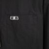 New Balenciaga BLCG 24SS Batman Heavy Embroidery Long Sleeve Shirt