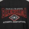 New Balenciaga BLCG 24SS Batman Heavy Embroidery Long Sleeve Shirt