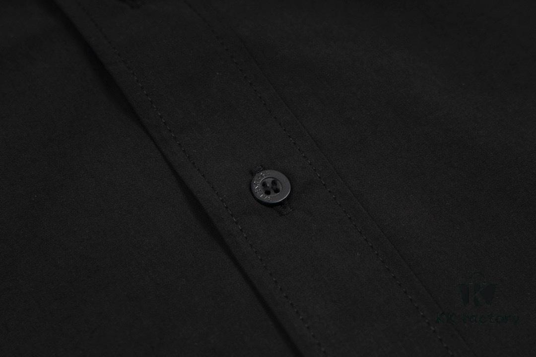 New BALenciaga BLCG 24SS Batman Heavy Embroidery Long-Sleeve Shirt