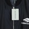 New Balenciaga 2023 Embroidered Stand Collar Jacket Unisex Waterproof Coated Double-Layered with Lining