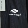 New Balenciaga 2023 Embroidered Stand Collar Jacket Unisex Waterproof Coated Double-Layered with Lining
