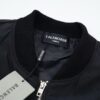 New Balenciaga 2023 Embroidered Stand Collar Jacket Unisex Waterproof Coated Double-Layered with Lining