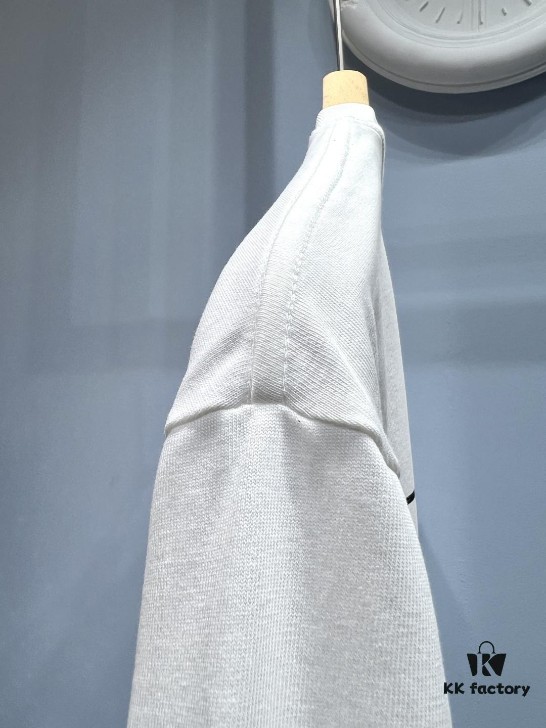 Balenciaga Garder-Robe Organic Cotton Short Sleeve T-Shirt with Eco Label