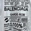 Balenciaga Garder-Robe Organic Cotton Short Sleeve T-Shirt with Eco Label