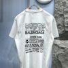 Balenciaga Garder-Robe Organic Cotton Short Sleeve T-Shirt with Eco Label
