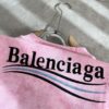 BALENCI*GA 2025 Spring/Summer New Unisex 👫 Short Sleeve T-Shirt with Runway Print and Embroidered Logo – Fashionable Casual Tee in Premium 260g Cotton