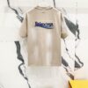 BALENCIAGA 320g Washed Short-Sleeve T-Shirt with Wavy Coke Embroidery and Logo Design
