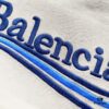 BALENCIAGA 320g Washed Short-Sleeve T-Shirt with Wavy Coke Embroidery and Logo Design