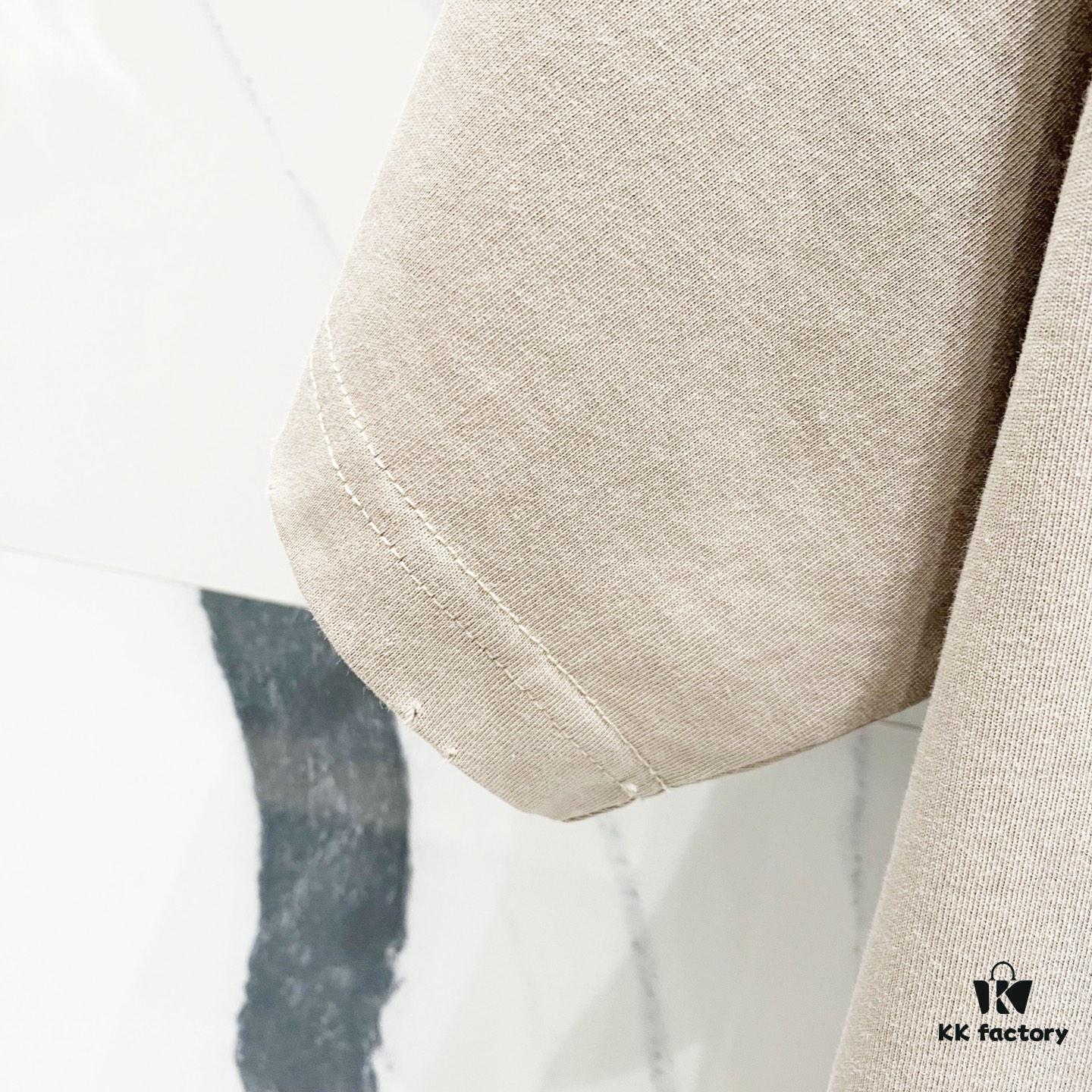 BALENCIAGA 320g Washed Short-Sleeve T-Shirt with Wavy Coke Embroidery and Logo Design