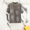 BALENCIAGA 320g Washed Short-Sleeve T-Shirt with Wavy Coke Embroidery and Logo Design
