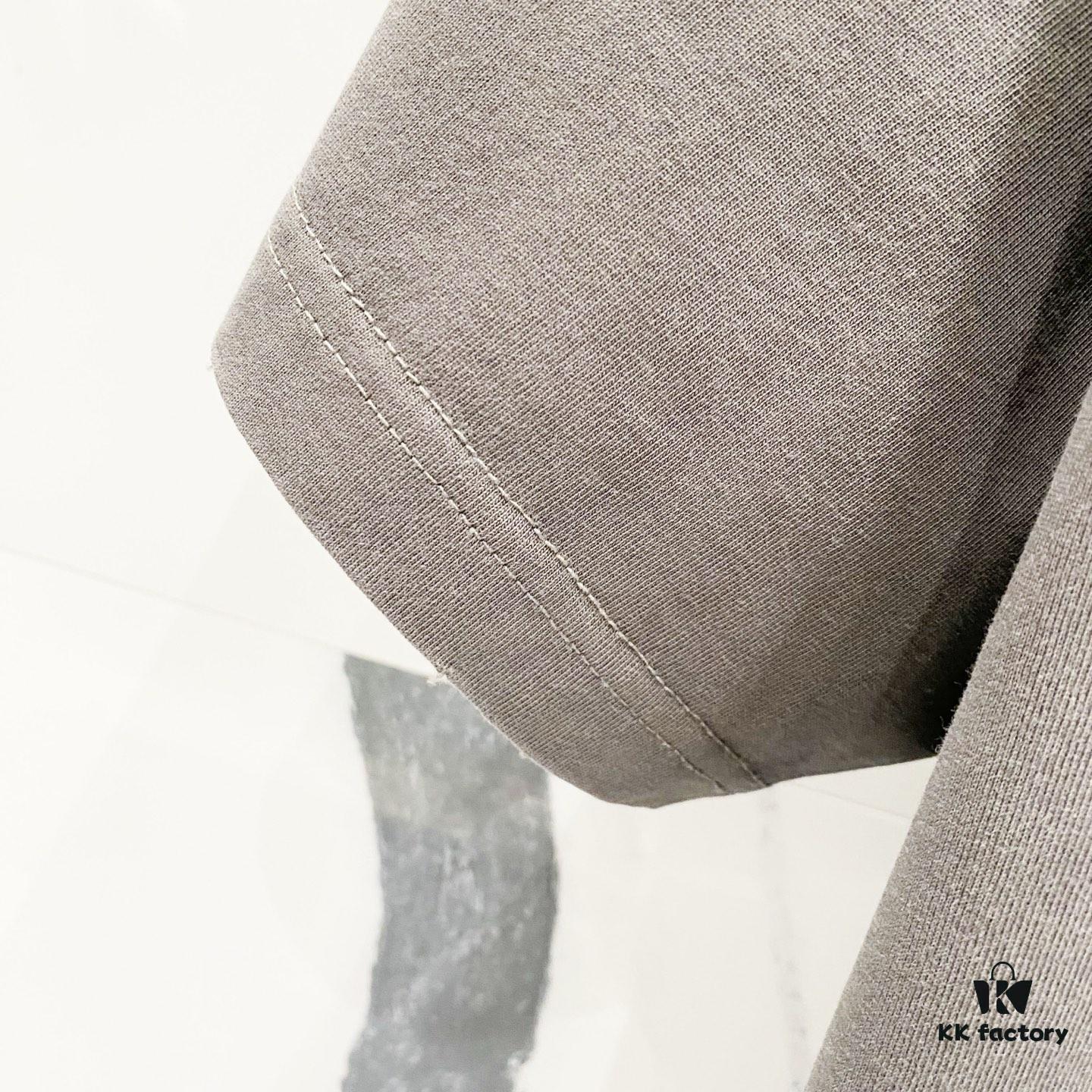 BALENCIAGA 320g Washed Short-Sleeve T-Shirt with Wavy Coke Embroidery and Logo Design