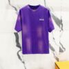 BALENCIAGA 320g Washed Short-Sleeve T-Shirt with Wavy Coke Embroidery and Logo Design