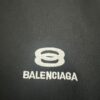 Balenciaga 400g Heavyweight Cotton Loose Casual Shorts with Embroidered Logo Design