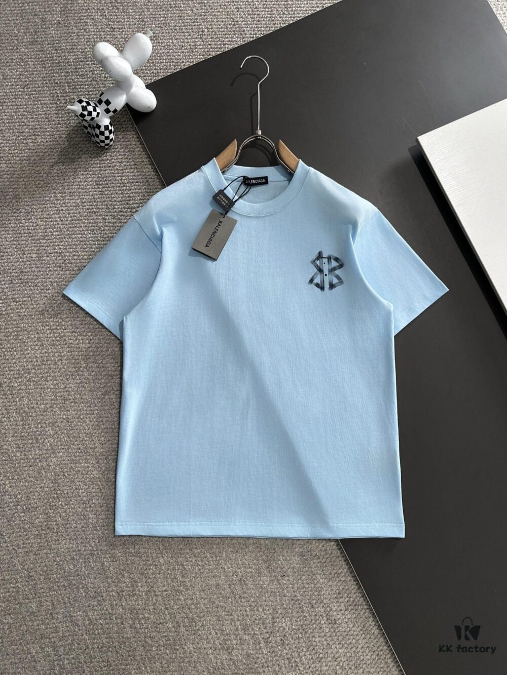 Balenciaga 2025 Spring/Summer New Arrival - High-Quality Cotton T-Shirt with Signature BB Logo