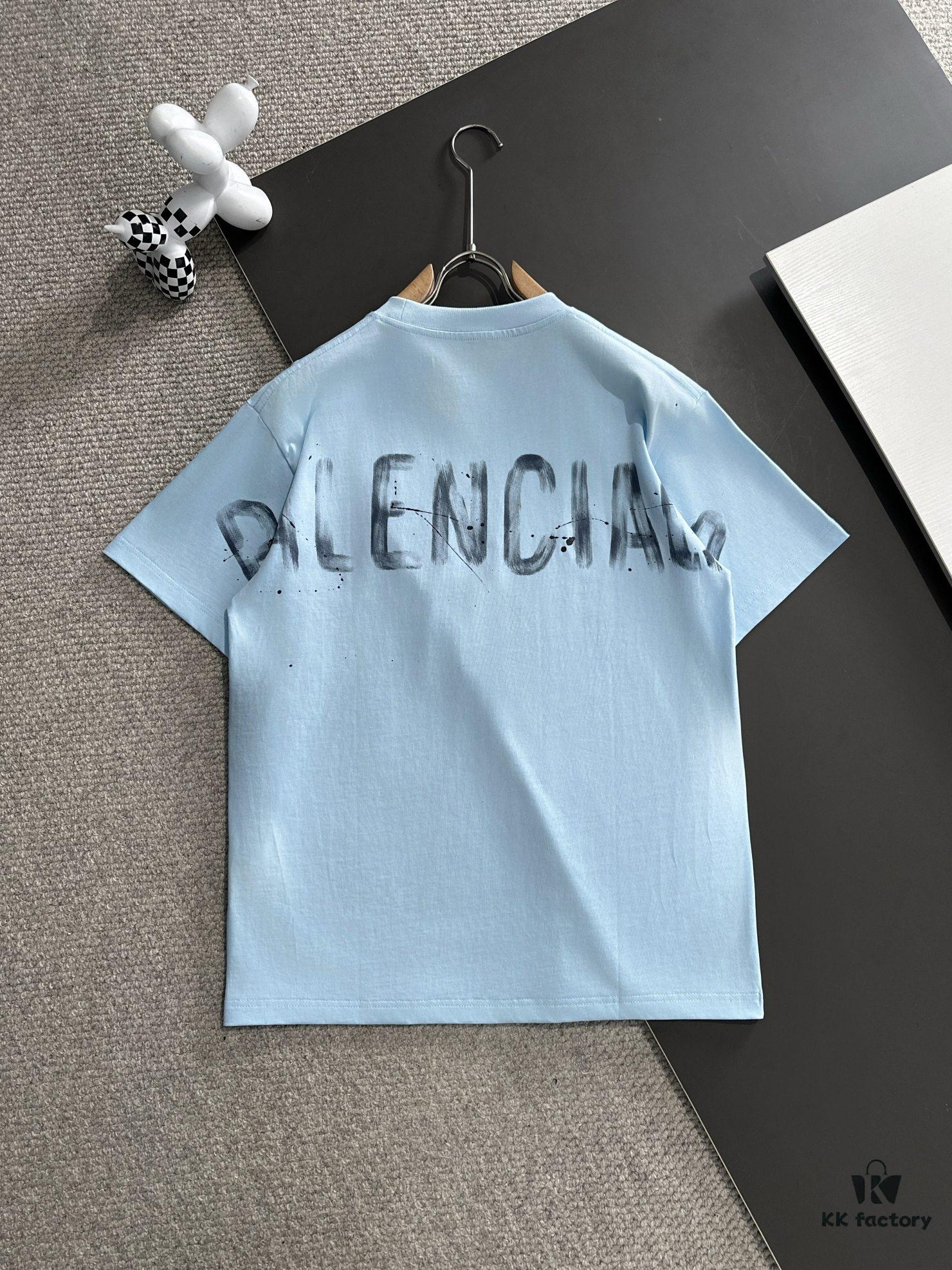 Balenciaga 2025 Spring/Summer New Arrival - High-Quality Cotton T-Shirt with Signature BB Logo