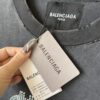 Balenciaga BB Logo Rhinestone Letter Distressed Washed T-Shirt, Premium Version (Different from Standard Stock), 250g Fabric, Multi-Tear and Ripped Wash Treatment, High-Brightness Imported Australian Rhinestones, Heat-Pressed for Durability, Loose Fit Unisex Short Sleeve Tee