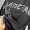 Balenciaga 25SS New Arrival Letter Tape Print Distressed Washed Ripped Unisex Cotton Oversized Short Sleeve T-Shirt (Top-Tier Version, Distinguished from Standard Market Goods)
