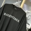 25SS Balenciaga · Distressed Vintage Letter Print Short Sleeve T-Shirt (Top-Tier Version, Distinguished from Generic Copies)