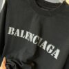25SS Balenciaga · Distressed Vintage Letter Print Short Sleeve T-Shirt (Top-Tier Version, Distinguished from Generic Copies)