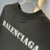 25SS Balenciaga · Distressed Vintage Letter Print Short Sleeve T-Shirt (Top-Tier Version, Distinguished from Generic Copies)
