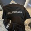 25SS Balenciaga · Distressed Vintage Letter Print Short Sleeve T-Shirt (Top-Tier Version, Distinguished from Generic Copies)