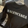 25SS Balenciaga · Distressed Vintage Letter Print Short Sleeve T-Shirt (Top-Tier Version, Distinguished from Generic Copies)