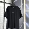 25SS Balenciaga x UA Collaboration Embroidered Round-Neck Casual Short-Sleeve T-Shirt (Top-Tier Version, Distinguished from Standard Market Versions)
