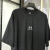 25SS Balenciaga x UA Collaboration Embroidered Round-Neck Casual Short-Sleeve T-Shirt (Top-Tier Version, Distinguished from Standard Market Versions)