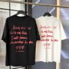 2025SS Balenciaga LIPSTICK VALENTINES Oversized Heavy Washed Distressed Short Sleeve T-Shirt (Top-Tier Version, Distinguished from Standard Market Copies)