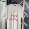 2025SS Balenciaga LIPSTICK VALENTINES Oversized Heavy Washed Distressed Short Sleeve T-Shirt (Top-Tier Version, Distinguished from Standard Market Copies)