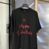 2025SS Balenciaga LIPSTICK VALENTINES Oversized Heavy Washed Distressed Short Sleeve T-Shirt (Top-Tier Version, Distinguished from Standard Market Copies)
