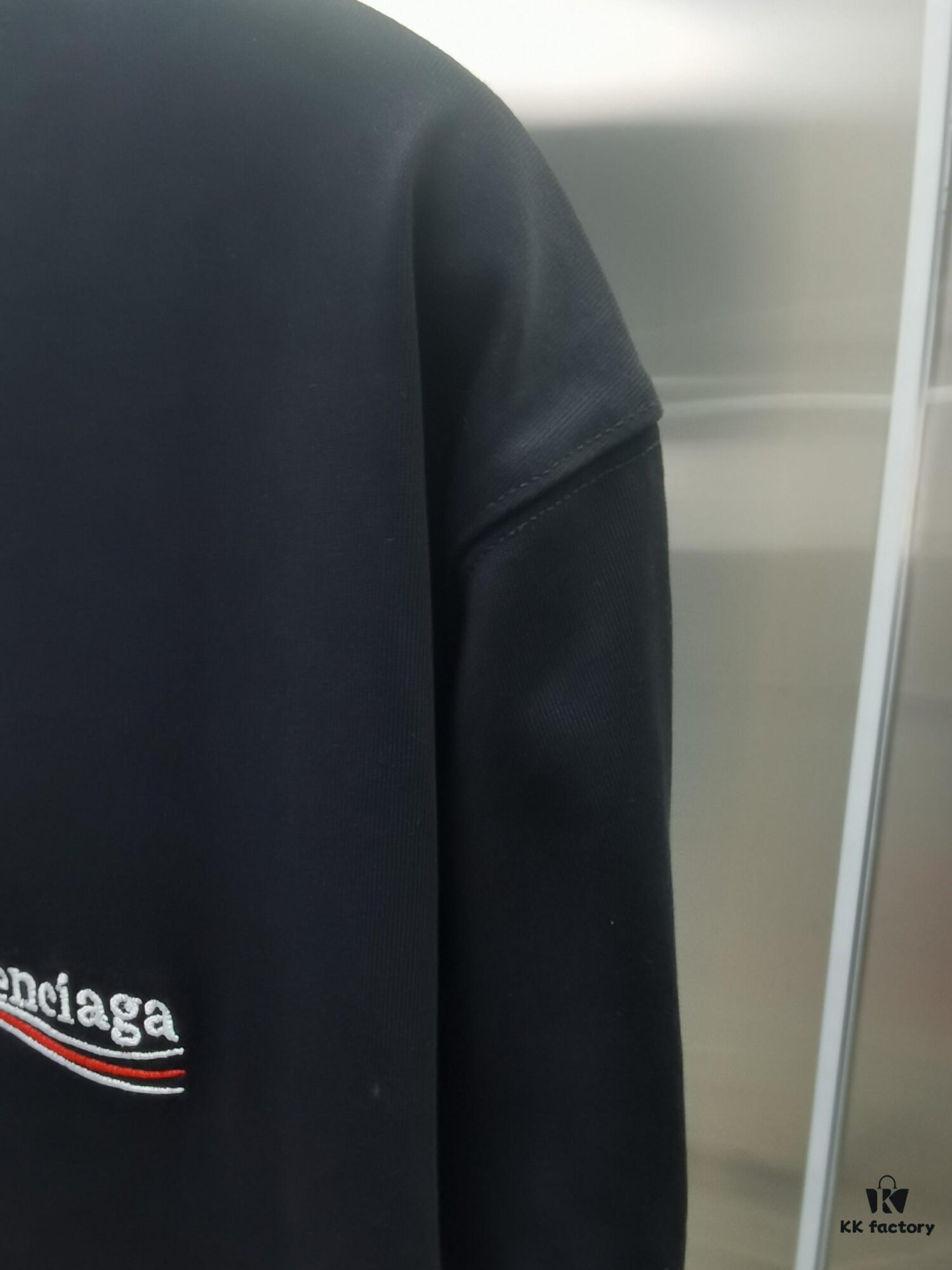 Paris BLCG (Top-tier Embroidered Version, Distinct from Standard Stock) Short Sleeve T-Shirt