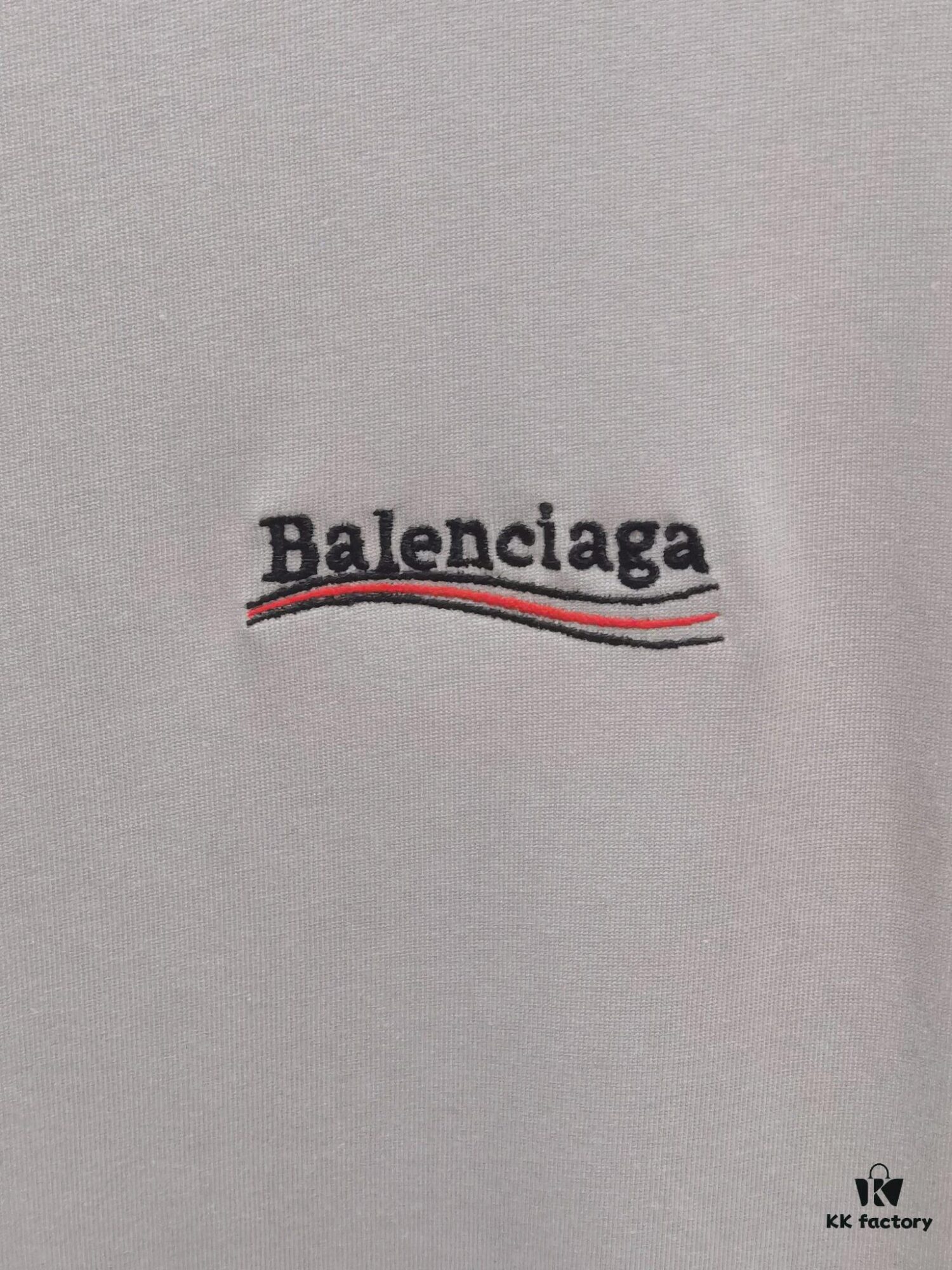 Paris BLCG (Top-tier Embroidered Version, Different from Standard Stock) Short Sleeve T-Shirt