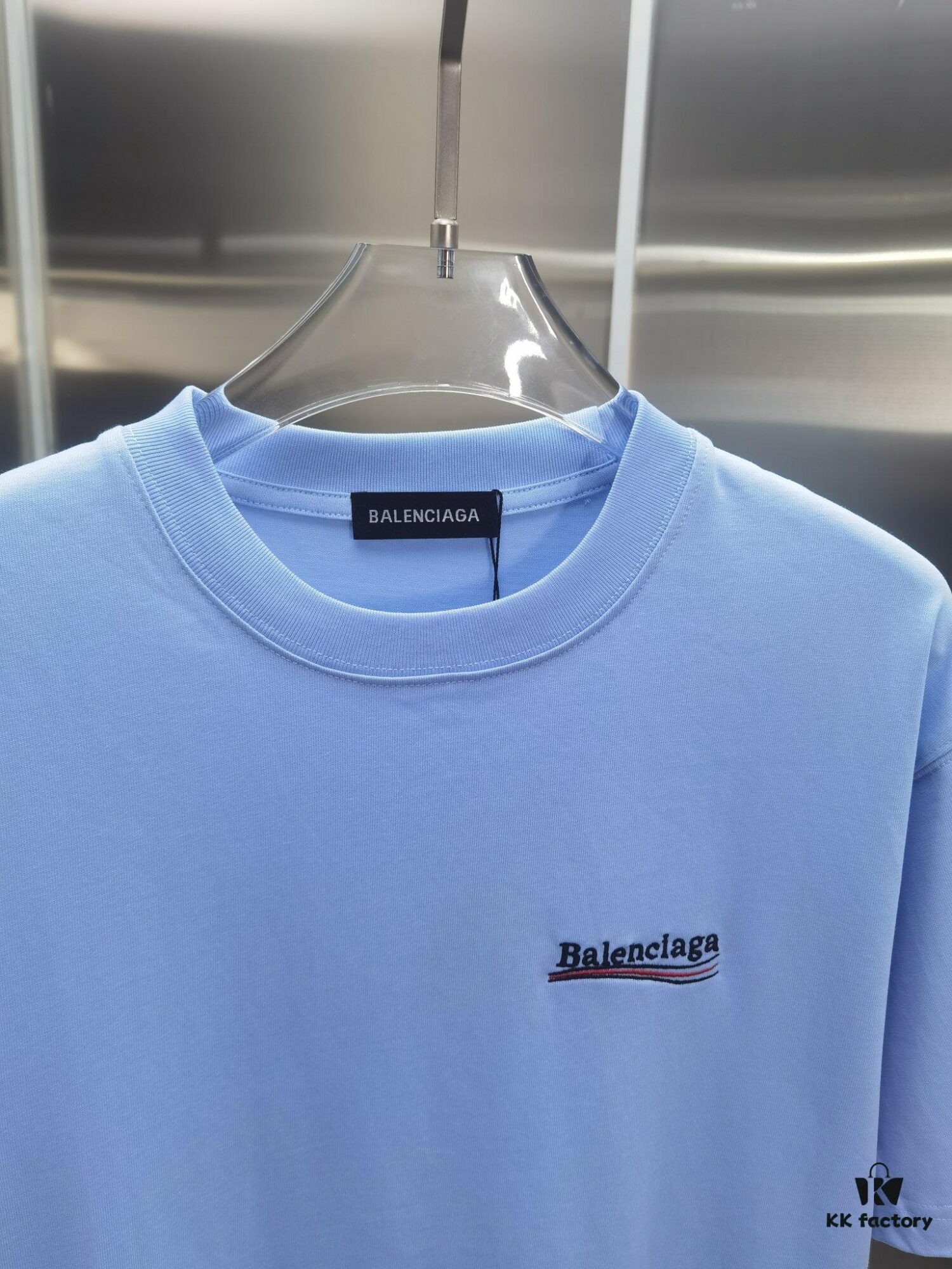 Paris BLCG (Premium Embroidered Version, Different from Standard Stock) Short Sleeve T-Shirt