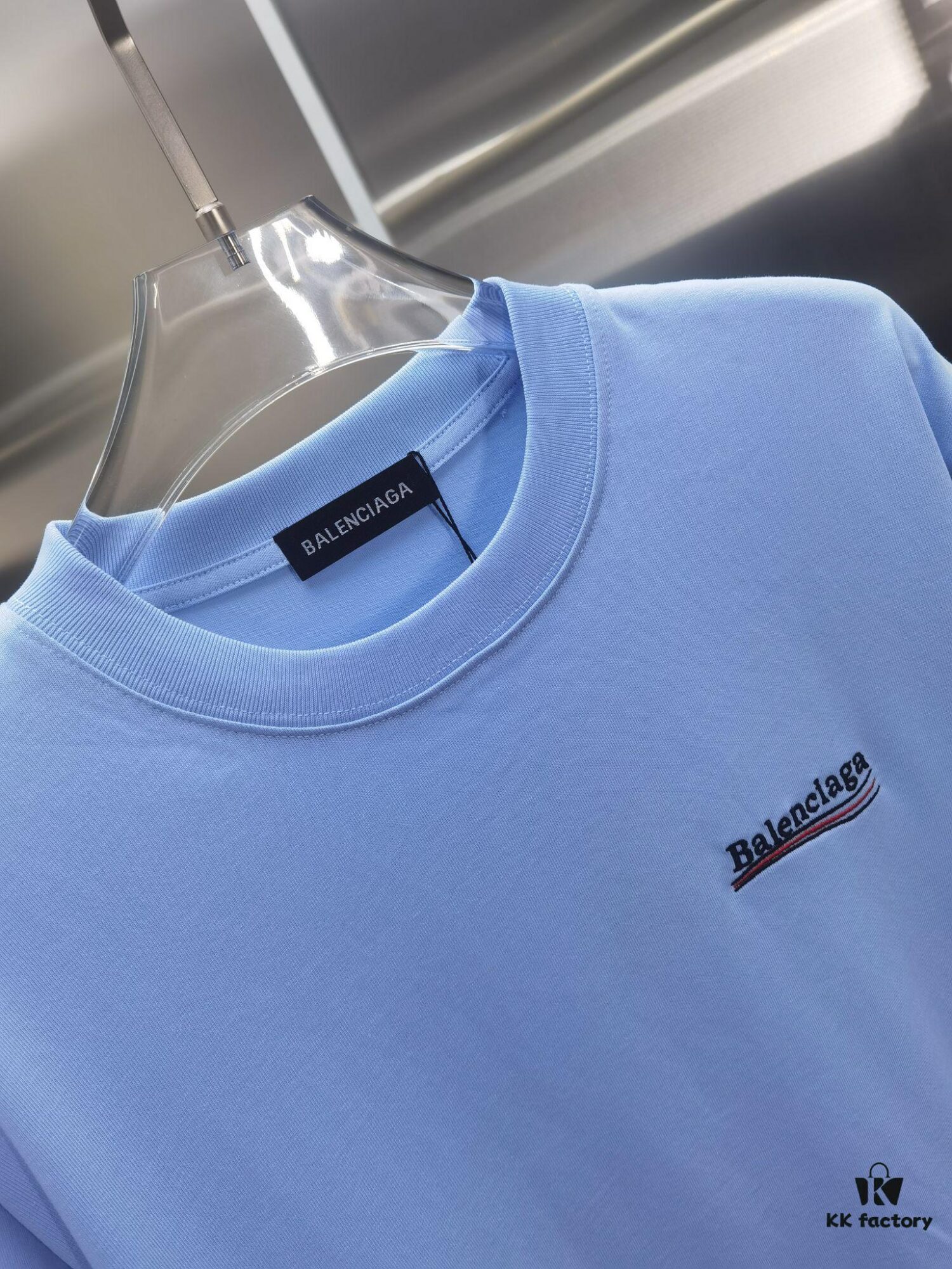 Paris BLCG (Premium Embroidered Version, Different from Standard Stock) Short Sleeve T-Shirt