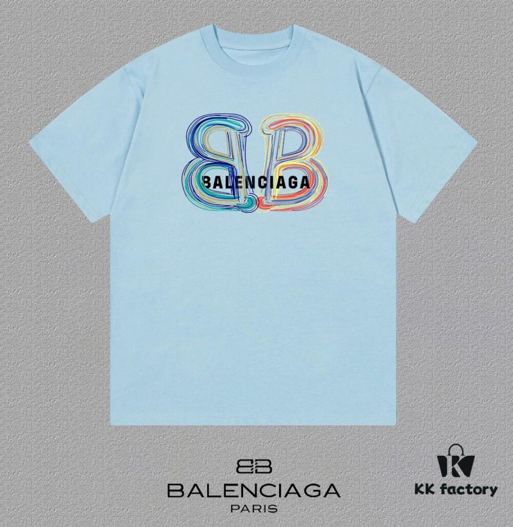 BALEN Paris 25SS New Arrival Designer Handcrafted Printed Round-Neck Short-Sleeve T-Shirt