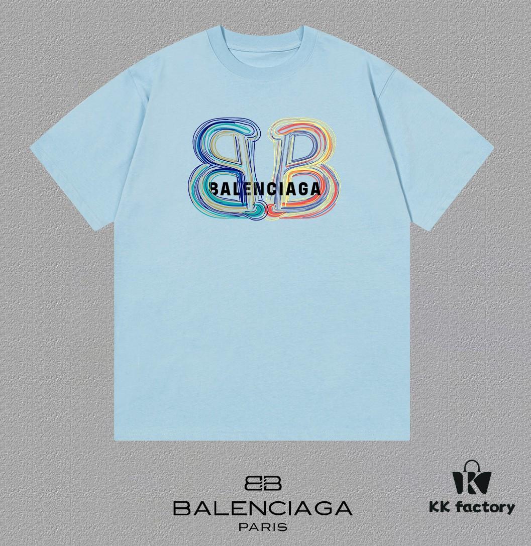 BALEN Paris 25SS New Arrival Designer Handcrafted Printed Round-Neck Short-Sleeve T-Shirt