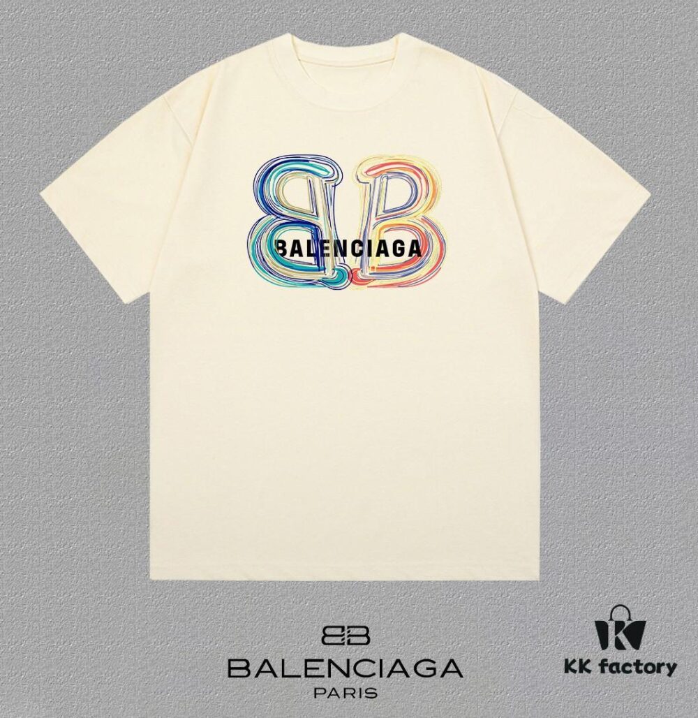 BALEN Paris 25SS New Arrival Designer Streetwear Print Round-Neck Short-Sleeve T-Shirt