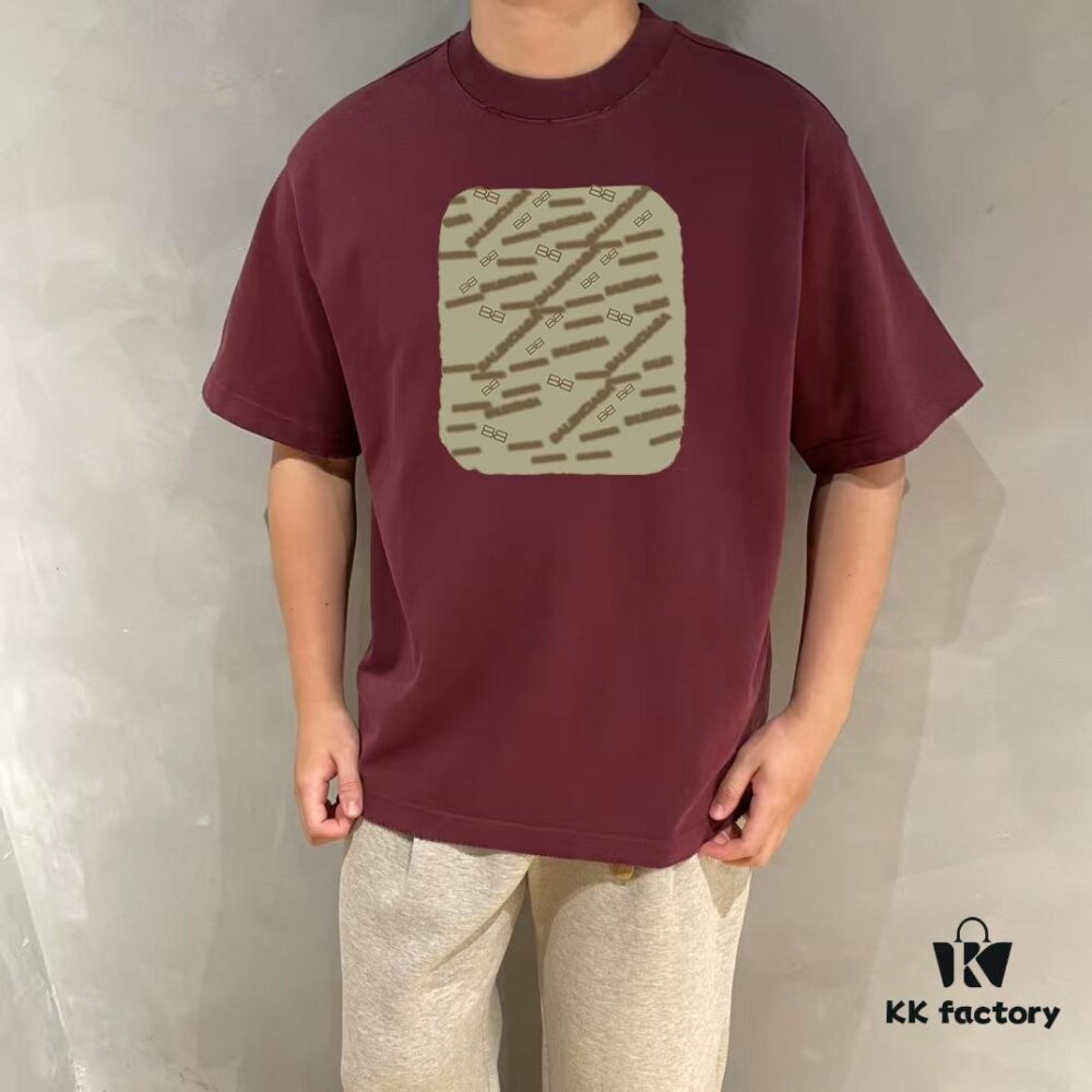 BALEN Paris 25SS New Arrival Designer Streetwear Print Crew Neck Short Sleeve T-Shirt