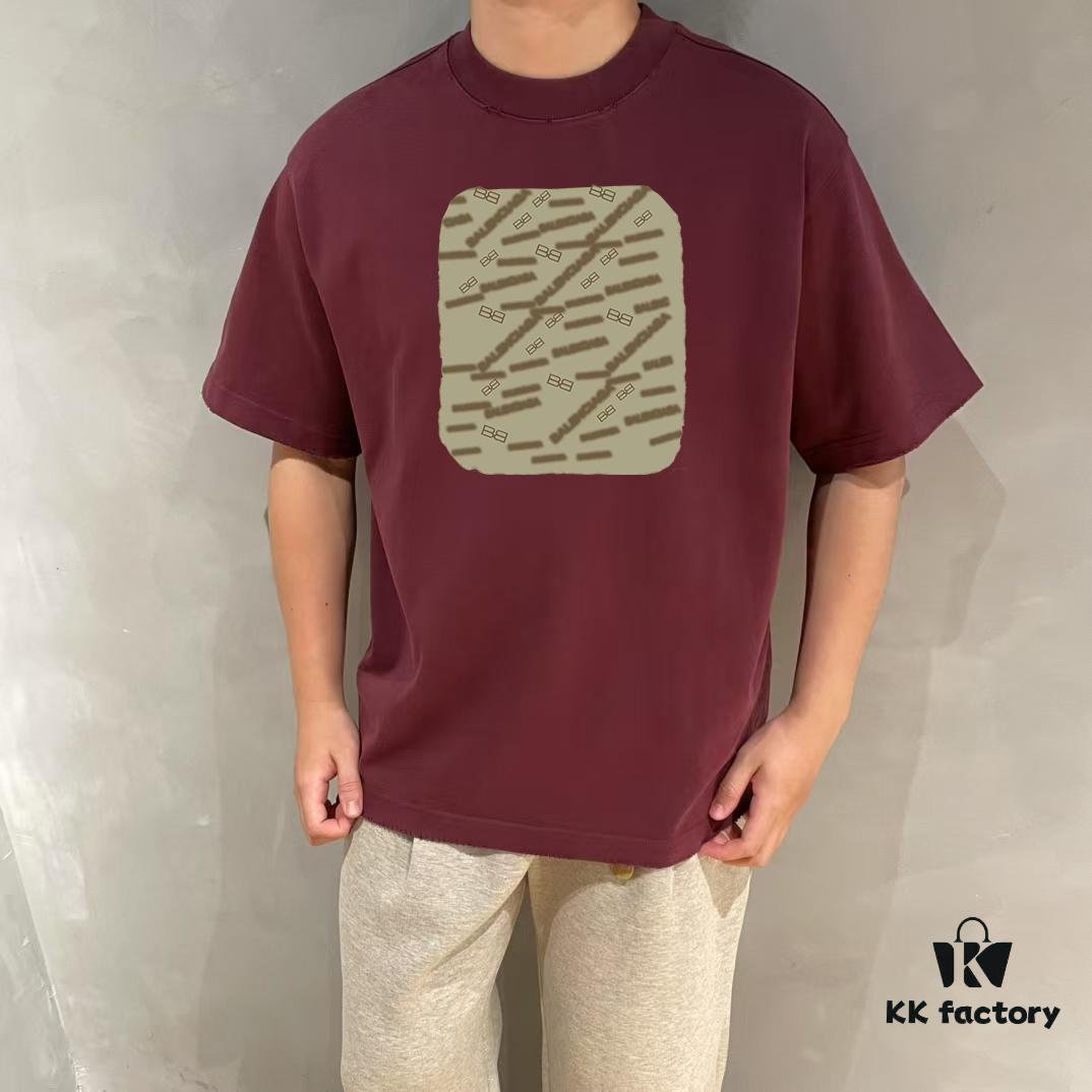 BALEN Paris 25SS New Arrival Designer Streetwear Print Crew Neck Short Sleeve T-Shirt