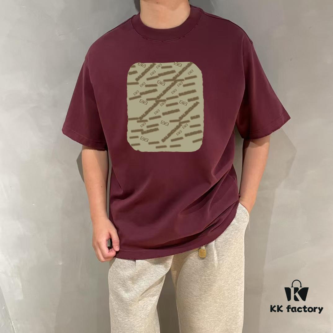 BALEN Paris 25SS New Arrival Designer Streetwear Print Crew Neck Short Sleeve T-Shirt