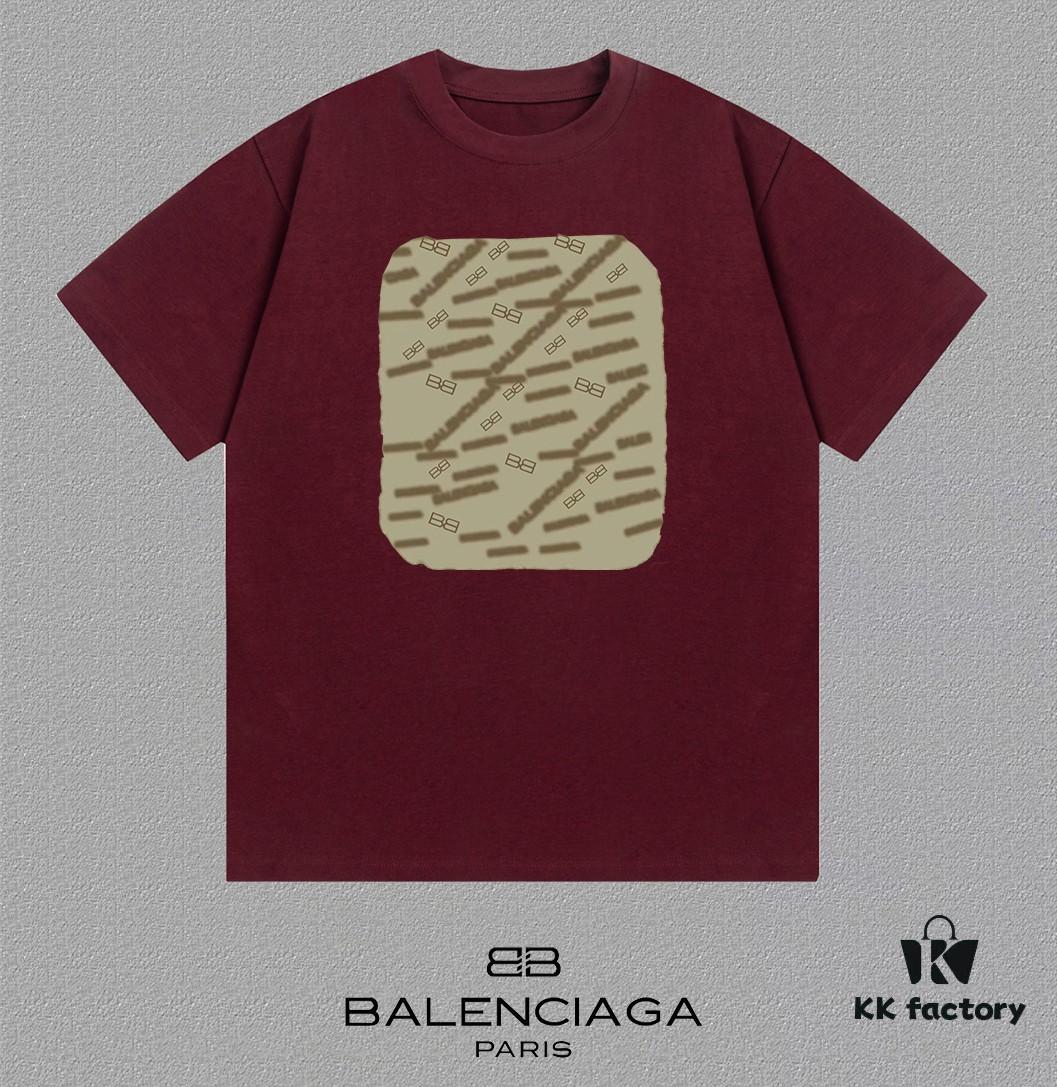 BALEN Paris 25SS New Arrival Designer Streetwear Print Crew Neck Short Sleeve T-Shirt